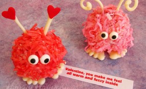 Valentine's Fuzzy Cake Balls