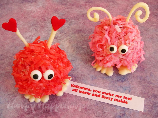 Valentine's Fuzzy Cake Balls