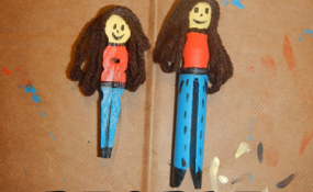 How to Make Clothespin People Figures