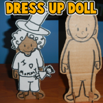 How to Make a Stand-Up Dress-Up Doll