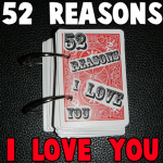 Turn a Deck of Cards into a 52 Reasons I Love You Book for a Valentines Day Gift