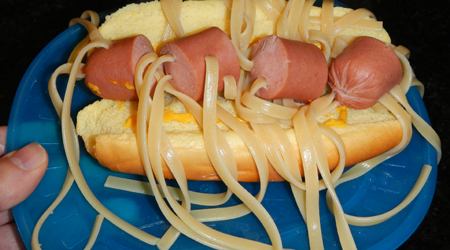 step5 Hot Dog Squid Sandwiches