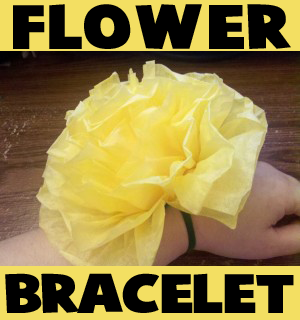 Flower Bracelets to Make for Mom on Mothers Day or For Easter