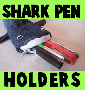 How to Make a Shark Pencil Holder Pouch 