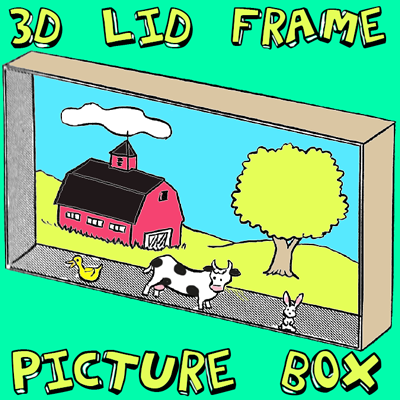 How to Make 3d Box Cover Framed Pictures